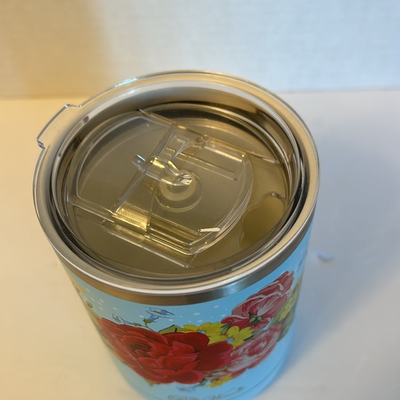 Pioneer Woman’s stainless steel 12oz tumbler with lid floral feminine design - Picture 2 of 7